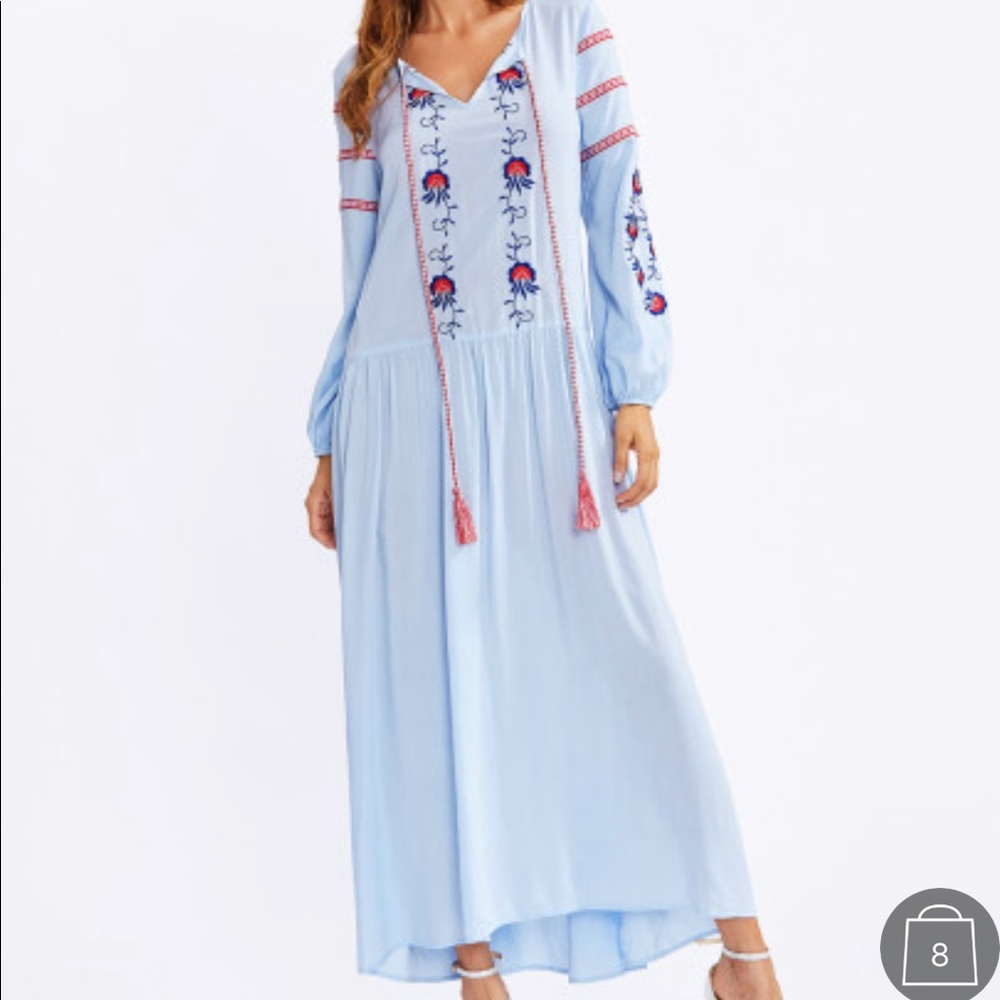 Brand new boho embroidery styled dress